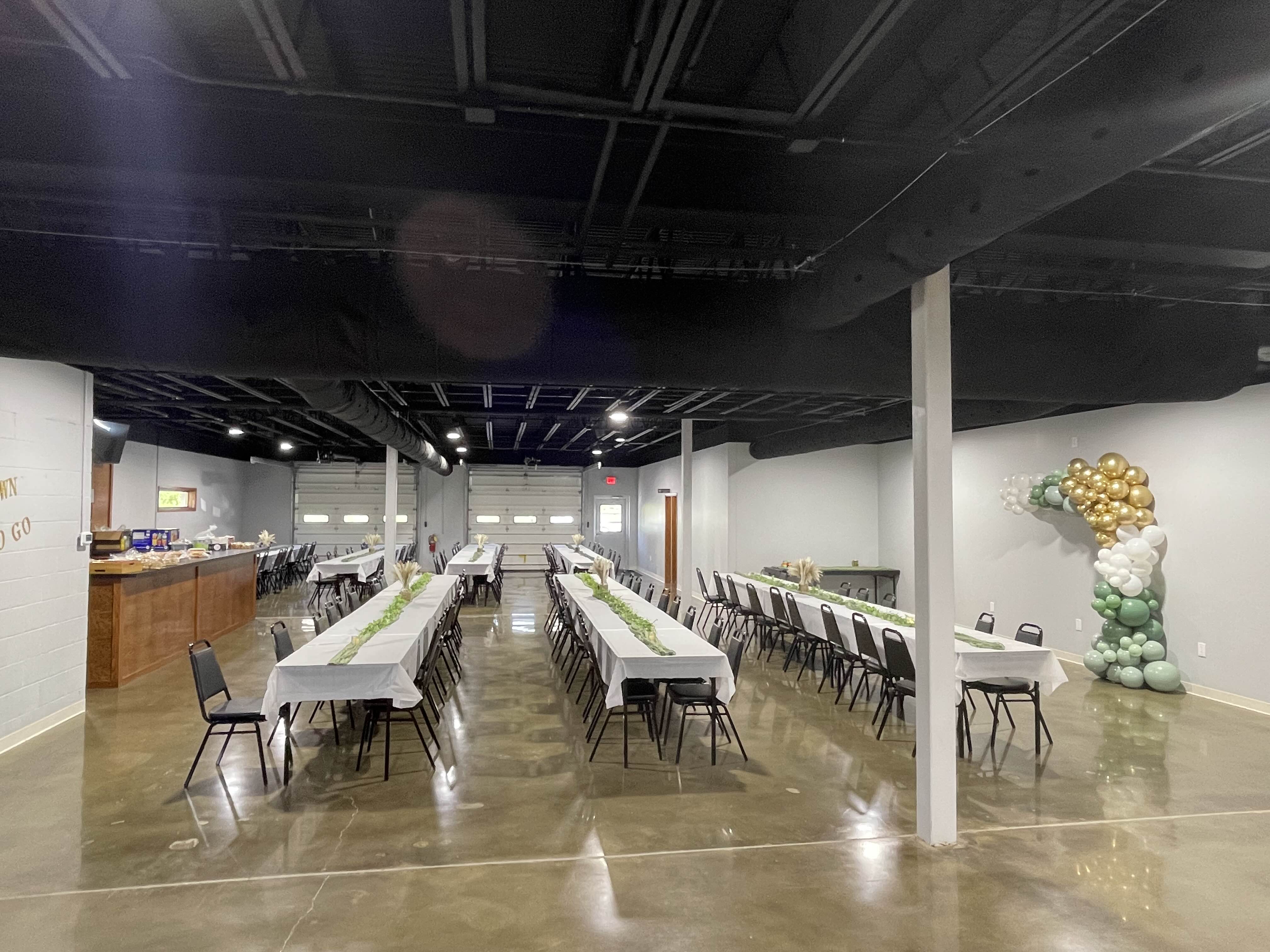 Apex Event Center showing the versatile space for various event types